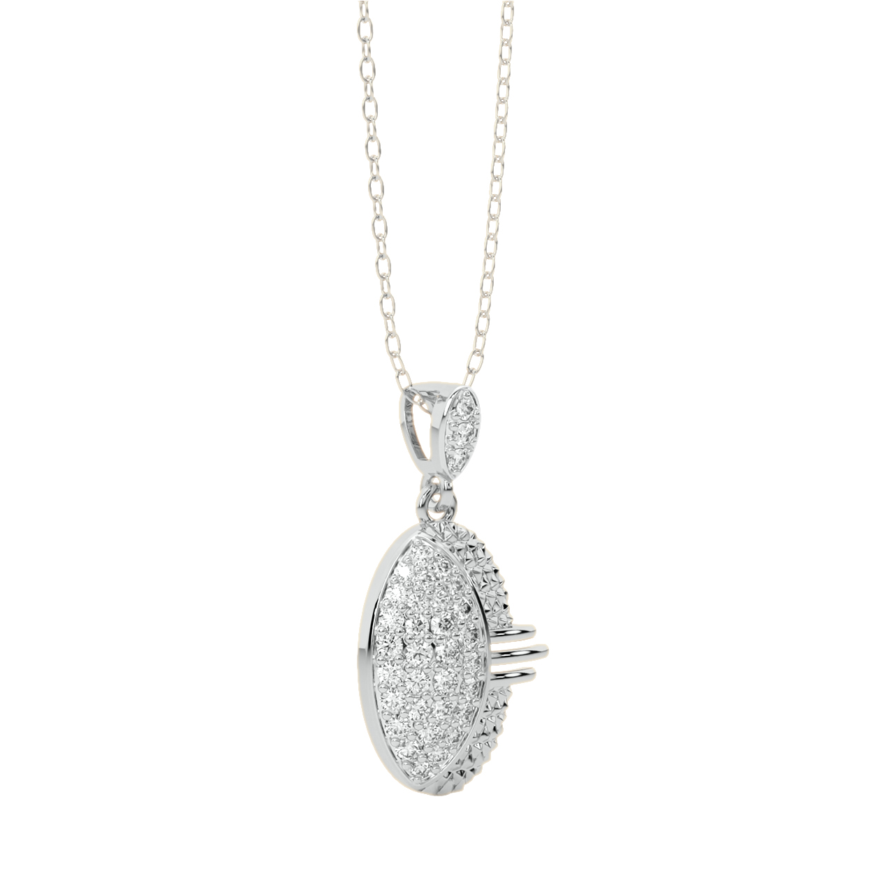 Dorian Round Diamond Pendant